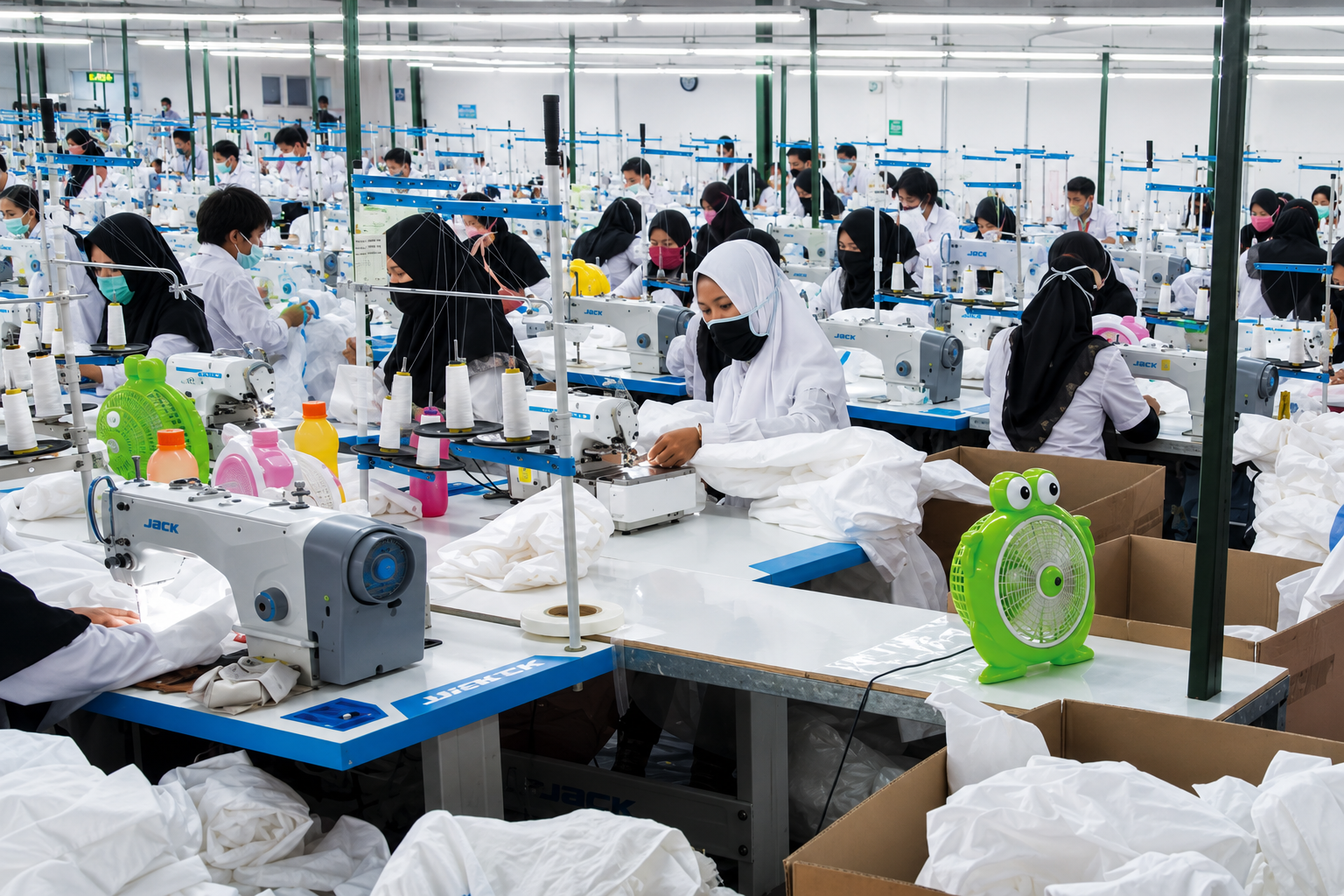 Fasilitas produksi Belanusa